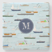 Een dag op het rivieroevermeer stenen onderzetter (Voorkant)