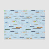 Een dag op het rivieroevermeer tissuepapier (Voorkant)