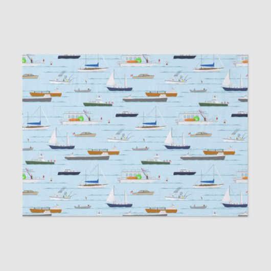 Een dag op het rivieroevermeer tissuepapier (Voorkant)