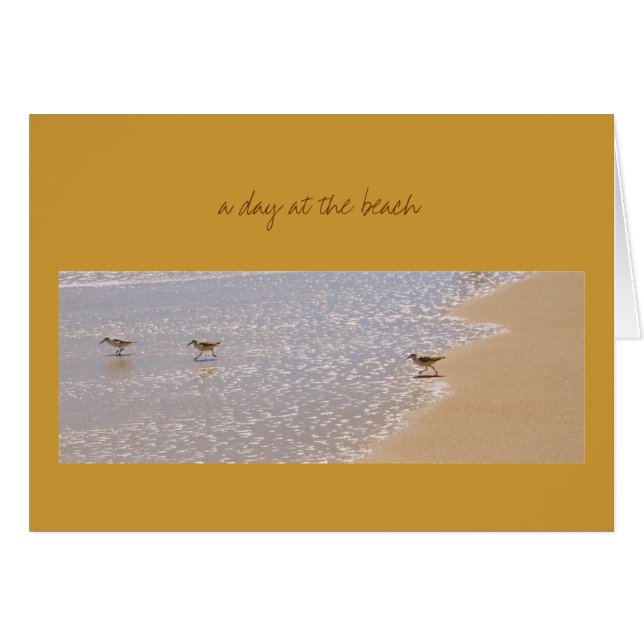 Een dag op het strand (Voorkant Horizontaal)