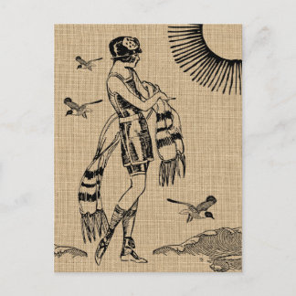 Een dag op het strand Briefkaart