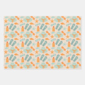 Een dag op het strand inpakpapier vel (Voorkant)