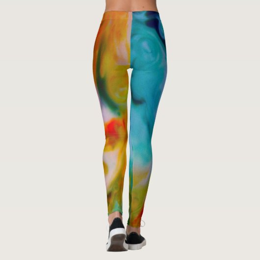 "Een dag op het strand" leggings (Achterkant)
