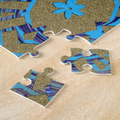 Een dag op het strand.... legpuzzel (Zijkant)