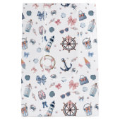 Een dag op het strand! medium cadeauzakje (Achterkant)