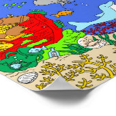 Een dag op het strand poster (Hoek)