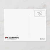 Eén dag op tijd briefkaart (Achterkant)