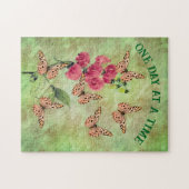 Eén dag per dag en één keer bloem Inspirerend Legpuzzel (Horizontaal)