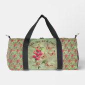 Eén dag per dag en één keer bloem Inspirerend Plunjezak (Voorkant)