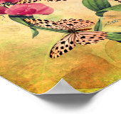 Eén dag per dag en één keer bloem Inspirerend Poster (Hoek)