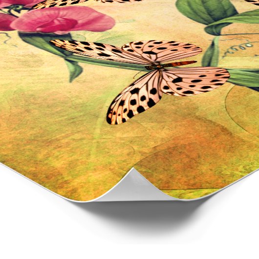 Eén dag per dag en één keer bloem Inspirerend Poster (Hoek)