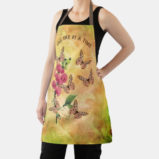 Eén dag per dag en één keer bloem Inspirerend Schort (Insitu)