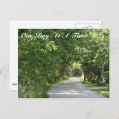 Eén dag per keer briefkaart (Voorkant / Achterkant)