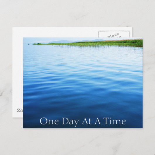 Eén dag per keer briefkaart (Voorkant / Achterkant)