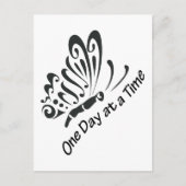 Eén dag per keer briefkaart (Voorkant)