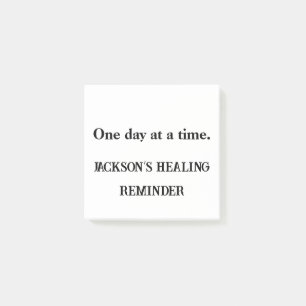 Eén dag per keer - Custom Healing Sticky Note
