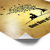 Eén dag per keer - (één dag per Vrouw) Foto Afdruk (Hoek)