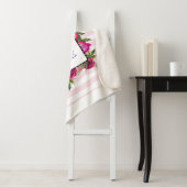 Eén dag per keer, Floral Lijst Quote Sherpa Deken (In situ)