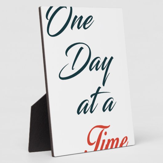 Eén dag per keer fotoplaat (Zijkant)