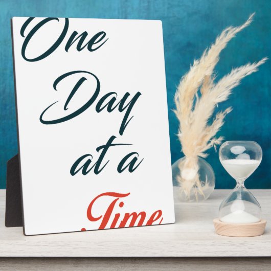 Eén dag per keer fotoplaat (Zijkant)