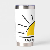 Eén dag per keer geïsoleerde drinkbeker (Voorkant)