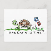 Eén dag per keer (herstel) briefkaart (Voorkant)