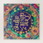 'Eén dag per keer'-inspiratie Legpuzzel (Horizontaal)