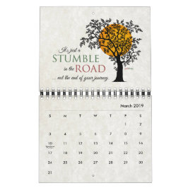 Eén dag per keer Inspirerend hersteloffertes Kalender