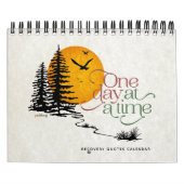 Eén dag per keer Inspirerend hersteloffertes Kalender (Hoes)