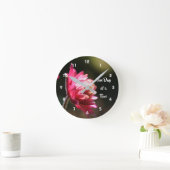 Eén dag per keer Inspirerend zonovergoten bloemen Ronde Klok (Huis)