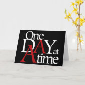 Eén dag per keer kaart (Gele Bloem)