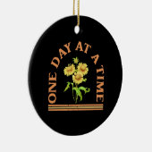 Eén dag per keer keramisch ornament (Rechts)
