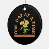 Eén dag per keer keramisch ornament (Links)