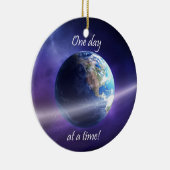 Eén dag per keer keramisch ornament (Rechts)