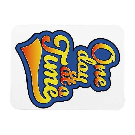 Eén dag per keer magneet (Horizontaal)