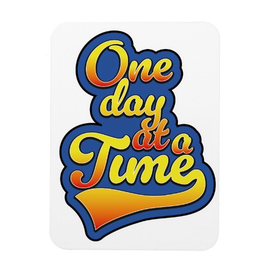 Eén dag per keer magneet (Verticaal)