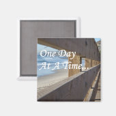 Eén dag per keer magneet (Voorkant / Achterkant)