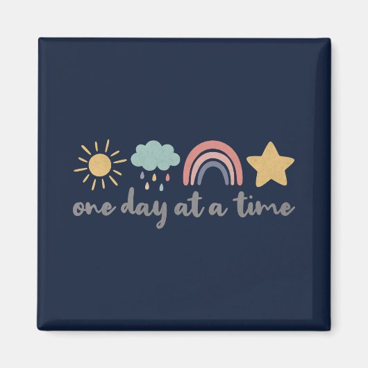 Eén dag per keer magneet (Voorkant)