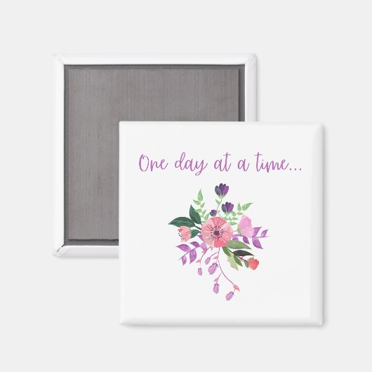 Eén dag per keer magneet (Voorkant / Achterkant)