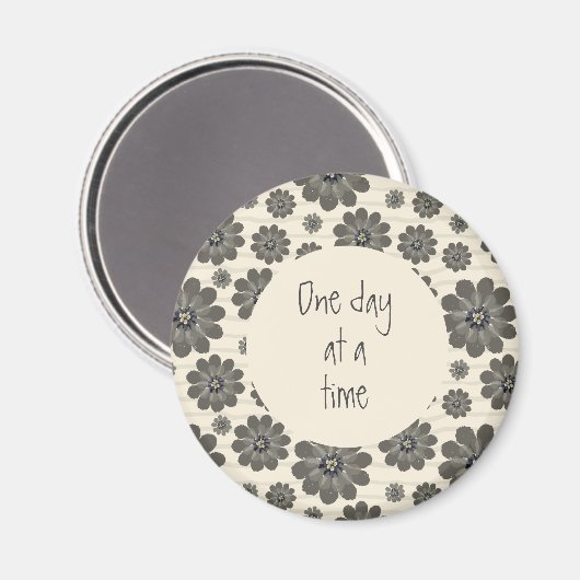 Eén dag per keer magneet (Voorkant / Achterkant)