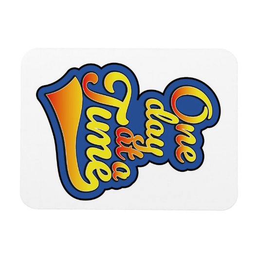 Eén dag per keer magneet (Horizontaal)