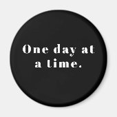 Eén dag per keer magneet (Voorkant)