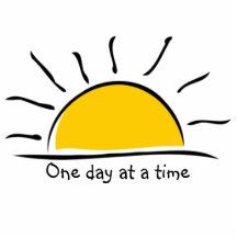 Eén dag per keer magneet