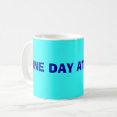 Eén dag per keer Mok (Voorkant links)