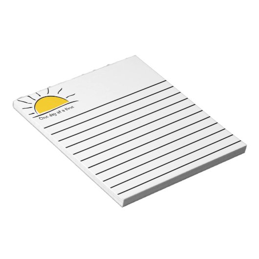 Eén dag per keer notitieblok (Schuin)