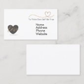 Eén dag per keer ODDAT bellen kaarten Visitekaartje (Voorkant / Achterkant)