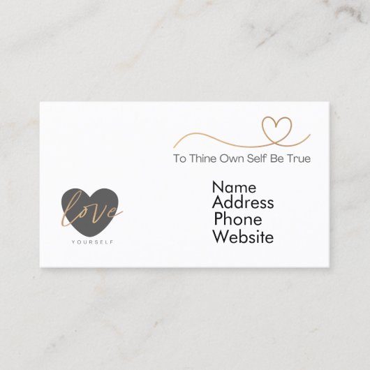 Eén dag per keer ODDAT bellen kaarten Visitekaartje (Voorkant)