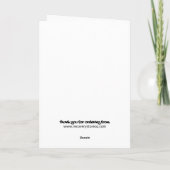 Eén dag per keer op een Inspiratiekaart Kaart (Achterkant)