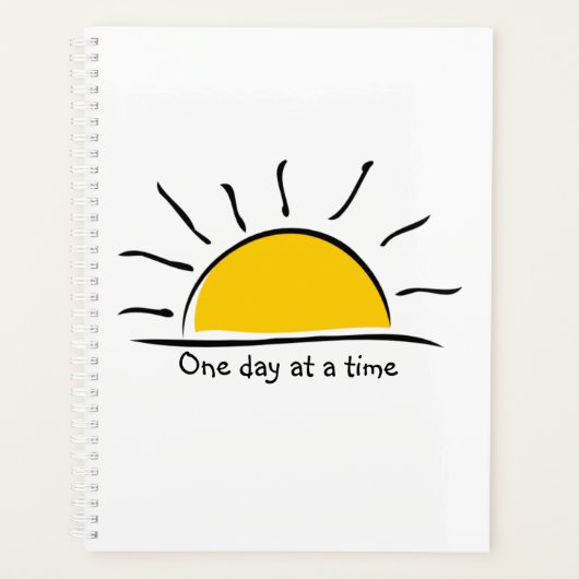 Eén dag per keer planner (Voorkant)