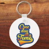 Eén dag per keer sleutelhanger (Voorkant)